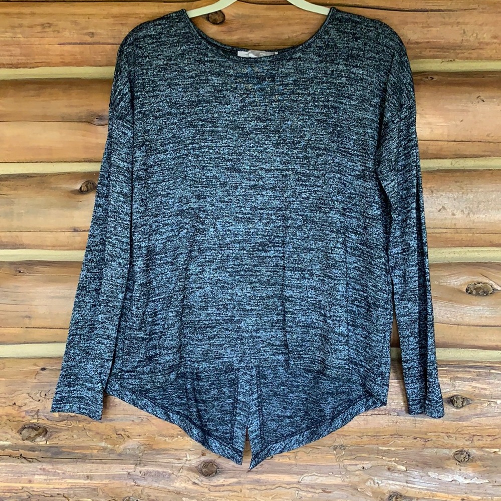 Open-back Knit Long-sleeve